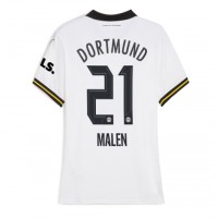 Camisa de time de futebol Borussia Dortmund Donyell Malen #21 Replicas 3º Equipamento Feminina 2024-25 Manga Curta